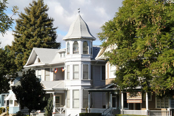 Queen Anne style house (1902) (120 W Vine St.). Redlands, CA.