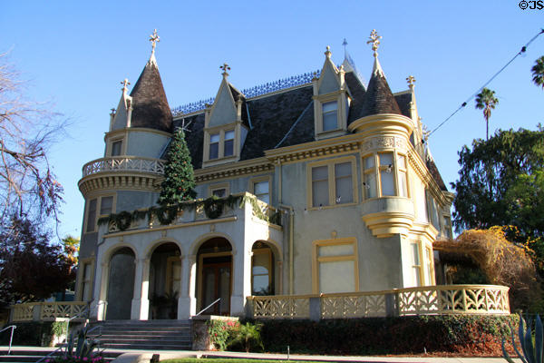 Chateauesque Kimberly Crest House built by daughter of J. Alfred Kimberly, cofounder of Kimberly-Clark Paper Co. Redlands, CA.
