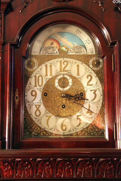 Tall case clock at Kimberly Crest House. Redlands, CA.