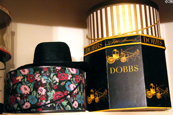 Hat boxes at Kimberly Crest House. Redlands, CA.