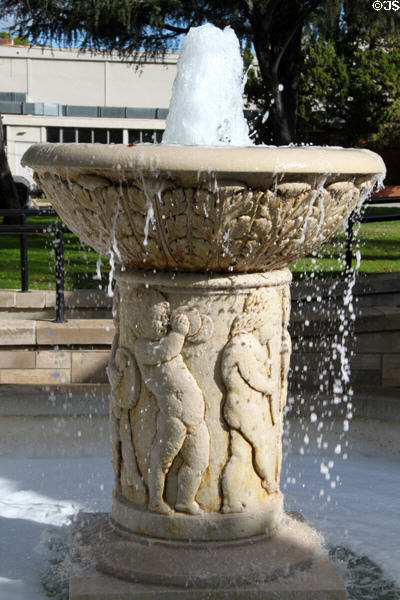 Fountain at Lincoln Shrine. Redlands, CA.