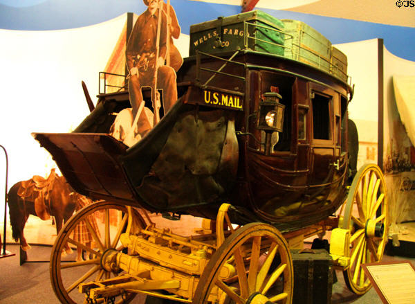 Concord coach at San Bernardino County Museum. Redlands, CA.