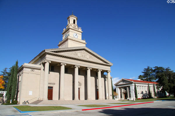 Memorial Chapel & Fine Arts building at Redlands University. Redlands, CA.