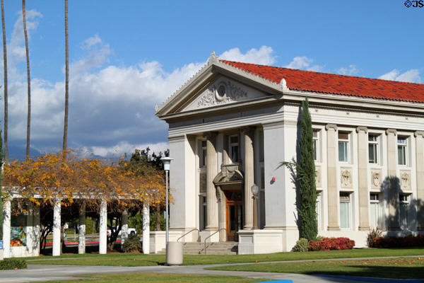 Fine Arts building (1920s) at Redlands University. Redlands, CA.