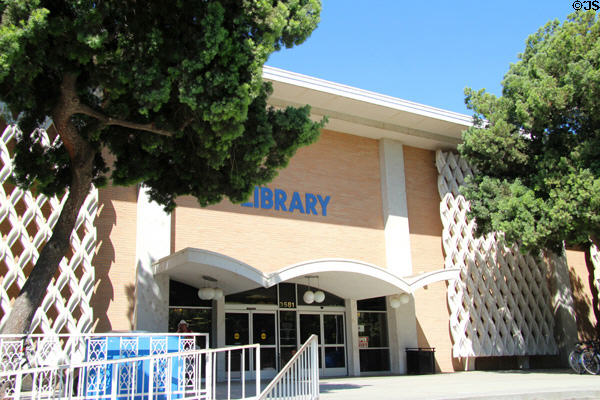 Riverside Public Library (1965) (3581 Mission Inn Ave). Riverside, CA. Architect: Bolton C. Moise Jr..