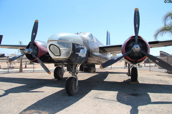 Douglas A-26C Invader attack bomber (1942) at March Field Air Museum. Riverside, CA.