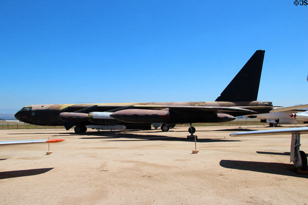 Boeing B-52D Stratofortress bomber (1954) at March Field Air Museum. Riverside, CA.