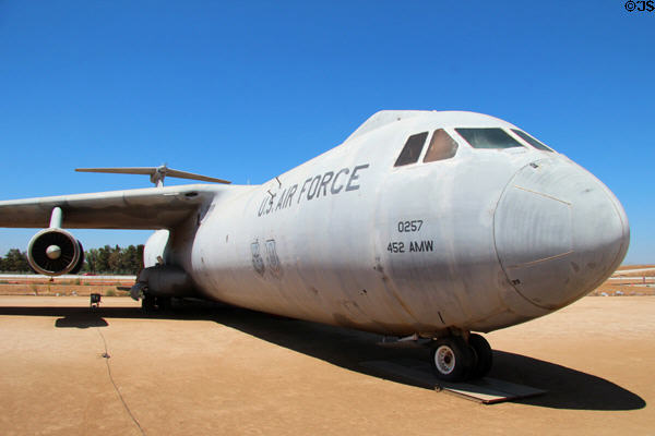Lockheed C-141B Starlifter cargo / transport (1966) at March Field Air Museum. Riverside, CA.
