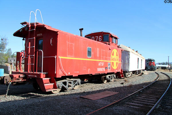Santa Fe caboose at Orange Empire Railway Museum. Perris, CA.