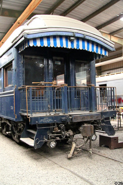 Soo Line Business Car No54 (1914, rebuilt 1927) by Barney & Smith at Orange Empire Railway Museum. Perris, CA.