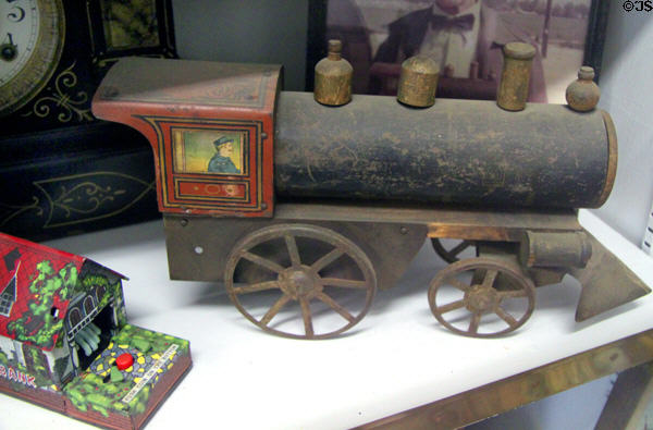Toy locomotive at Orange Empire Railway Museum. Perris, CA.