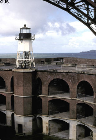 Fort Point (1861) built for Civil War defense. San Francisco, CA. On National Register.