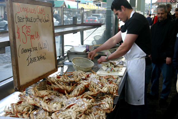 Crabs at Fishermans Wharf. San Francisco, CA.