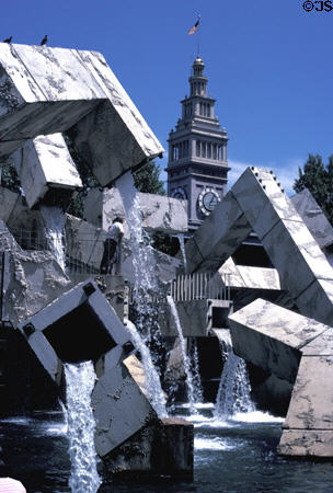 Vaillancourt Fountain at Embarcadero Center. San Francisco, CA.