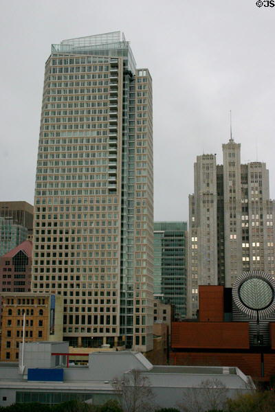 St Regis San Francisco (2004) (42 floors) (685 Mission Street at Third St.). San Francisco, CA. Architect: Skidmore, Owings & Merrill.
