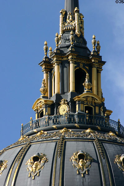 City Hall dome cupola. San Francisco, CA.