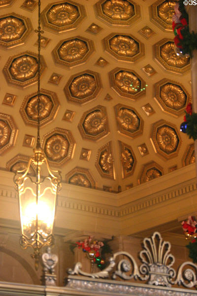 Opera House lobby ceiling. San Francisco, CA.