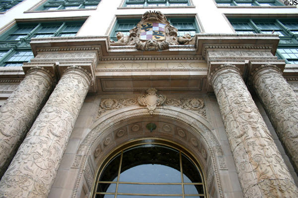 Portal of Cadillac Building. San Francisco, CA.