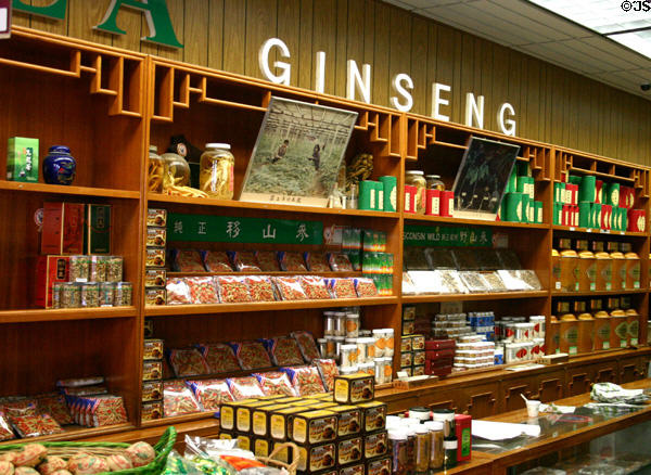 Ginseng shop in Chinatown. San Francisco, CA.