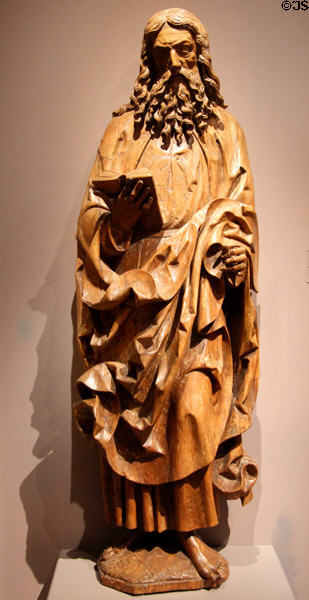 St James the Less wood carving (c1500) from Germany at Legion of Honor Museum. San Francisco, CA.