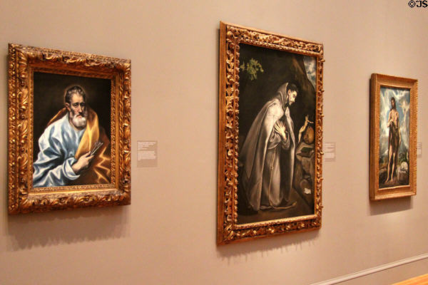 Paintings by El Greco at Legion of Honor Museum. San Francisco, CA.