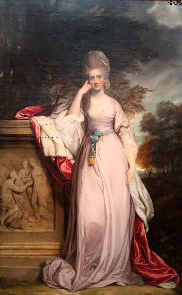 Anne, Viscountess Townshend portrait (1779-80) by Joshua Reynolds at Legion of Honor Museum. San Francisco, CA.
