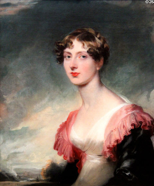 Mary, Countess of Plymouth portrait (c1817) by Thomas Lawrence at Legion of Honor Museum. San Francisco, CA.