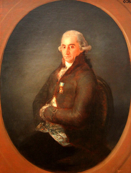 Don Ramón de Posada y Soto portrait (c1801) by Francisco de Goya at Legion of Honor Museum. San Francisco, CA.