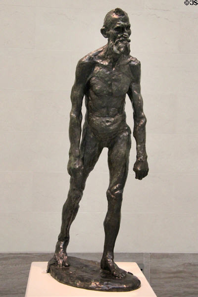 Nude Study for Eustache de Saint-Pierre bronze sculpture (c1886-7) by Auguste Rodin at Legion of Honor Museum. San Francisco, CA.