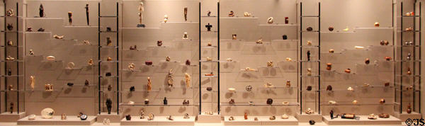 Collection of Netsuke & Inro from Japan at Asian Art Museum. San Francisco, CA.