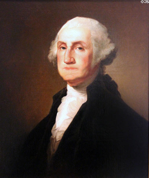 George Washington portrait (c1854) by Rembrandt Peale at de Young Museum. San Francisco, CA.