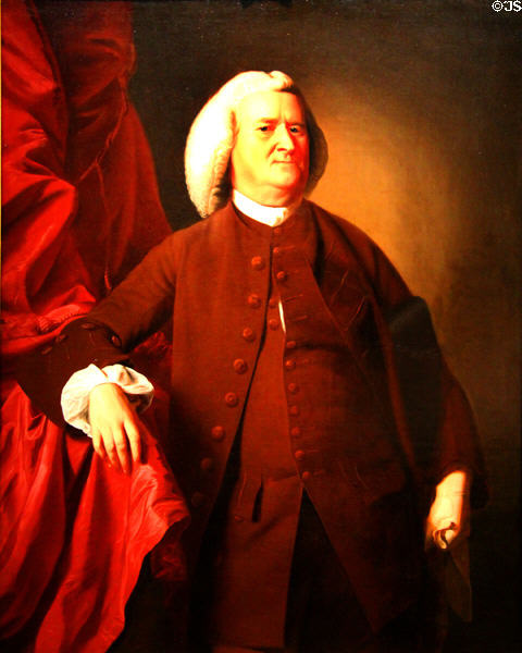 Joshua Henshaw portrait (c1770) by John Singleton Copley at de Young Museum. San Francisco, CA.