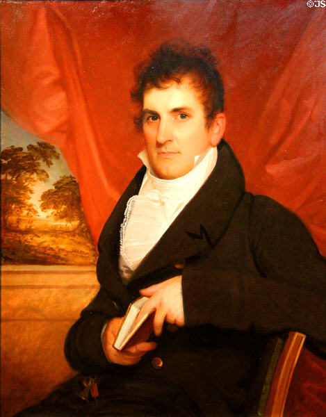 Philip Hone portrait (1809) by John Wesley Jarvis at de Young Museum. San Francisco, CA.