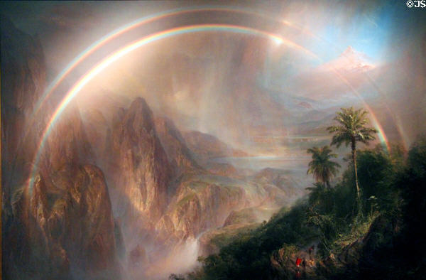 Rainy Season in Tropics painting (1866) by Frederic Edwin Church at de Young Museum. San Francisco, CA.