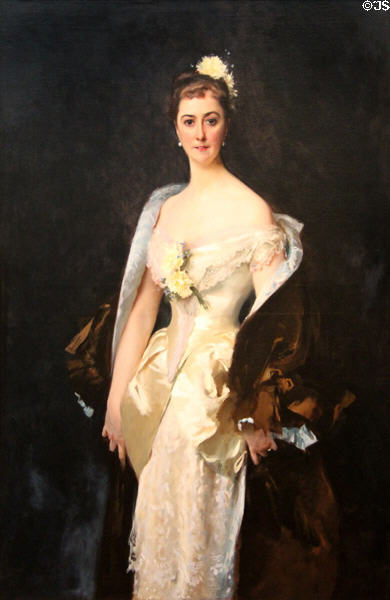 Caroline de Bassano, Marquise d'Espeuilles portrait (1884) by John Singer Sargent at de Young Museum. San Francisco, CA.