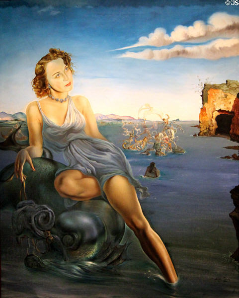 Portrait of Dorothy Spreckels Munn (1942) by Salvador Dalí at de Young Museum. San Francisco, CA.