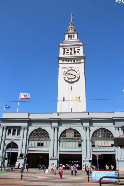 Ferry Building (1896-8) (12 floors). San Francisco, CA. Architect: A. Page Brown. On National Register.