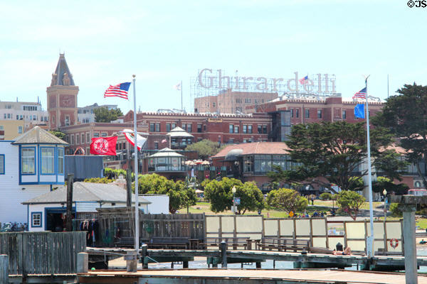 Ghirardelli Square seen from Maritime Museum. San Francisco, CA.