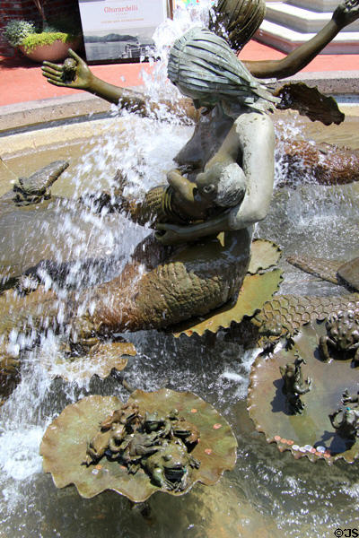 Mermaid fountain at Ghirardelli Square. San Francisco, CA.