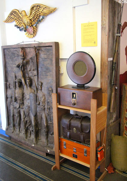 World War I display at Alameda Naval Air Museum. Alameda, CA.
