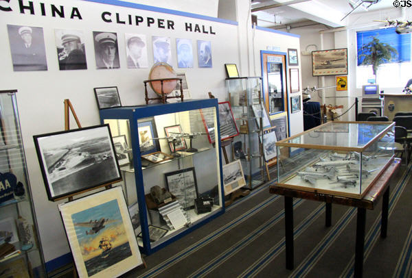 Pan Am China Clipper Hall at Alameda Naval Air Museum. Alameda, CA.
