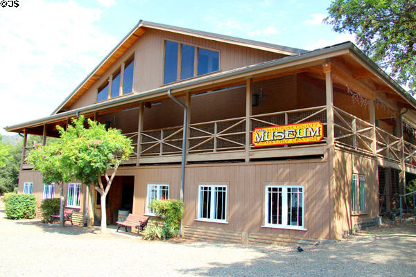 Exhibition building at Mariposa Museum. Mariposa, CA.