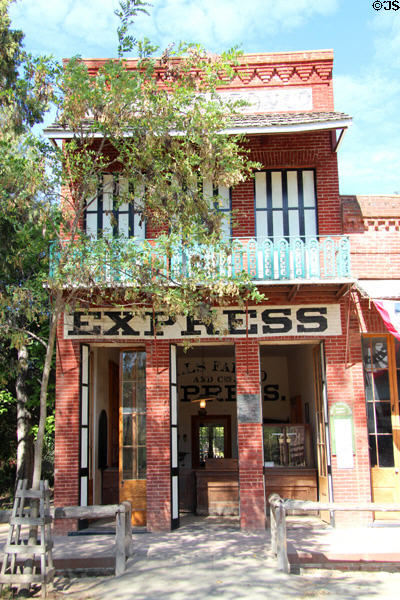 Wells Fargo & Co. Express building (1858) at Columbia State Historic Park. Columbia, CA.