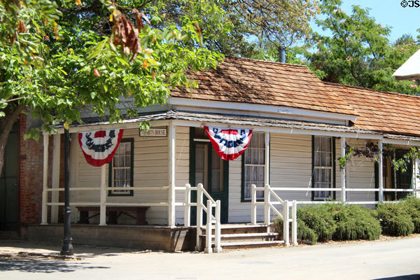 Tibbits House (1853) at Columbia State Historic Park. Columbia, CA.