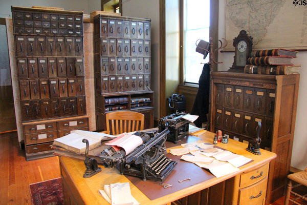 Judge's Chambers next to Courtroom at Calaveras County Downtown Museum. San Andreas, CA.