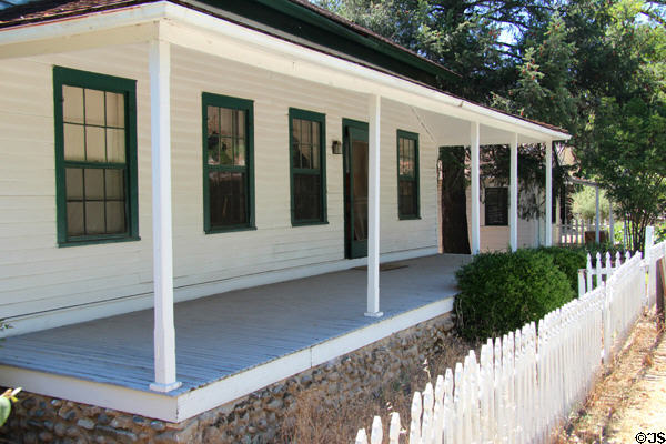 Weller House (c1856 & earlier) on Main St. at Marshall Gold Discovery SHP. Coloma, CA.