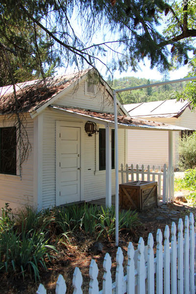 Former Coloma Post Office (early 1930's used from 1930's to 1949) on Main St. at Marshall Gold Discovery SHP. Coloma, CA.