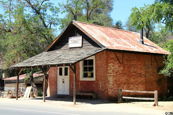 Bekeart Gun Shop (1849) on Main St. at Marshall Gold Discovery SHP. Coloma, CA.