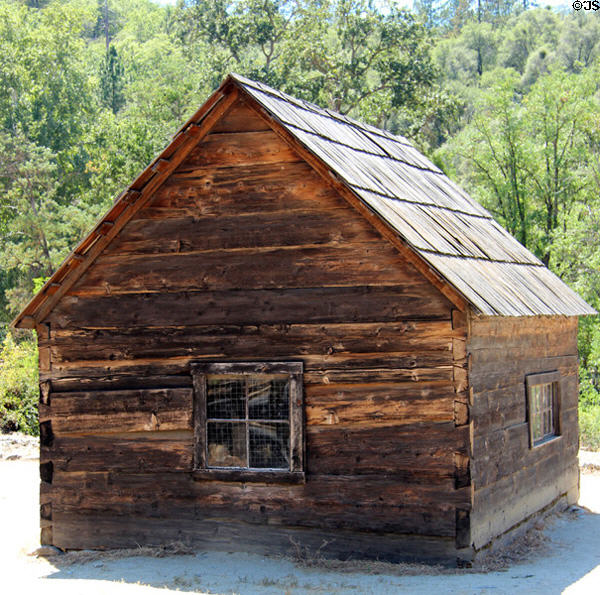 Miner's cabin at Marshall Gold Discovery SHP. Coloma, CA.