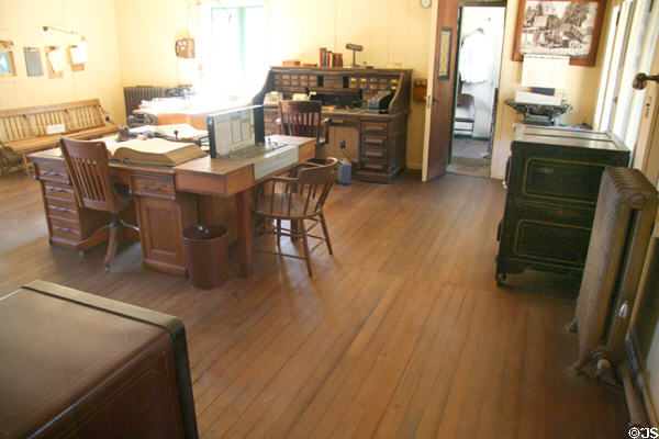 Office at Empire Mine State Historic Park. Grass Valley, CA.